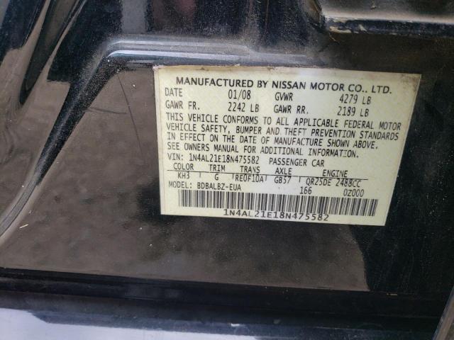 Photo 11 VIN: 1N4AL21E18N475582 - NISSAN ALTIMA 2.5 