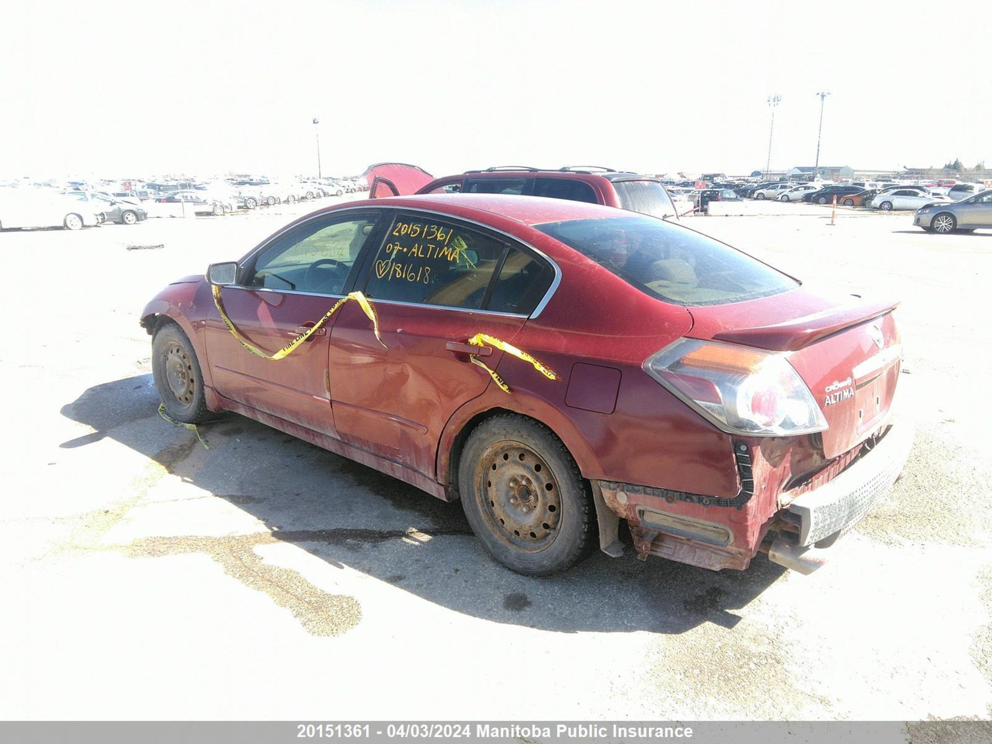 Photo 2 VIN: 1N4AL21E27C181618 - NISSAN ALTIMA 