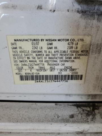 Photo 11 VIN: 1N4AL21E27N447756 - NISSAN ALTIMA 