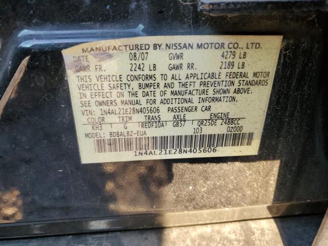 Photo 12 VIN: 1N4AL21E28N405606 - NISSAN ALTIMA 2.5 