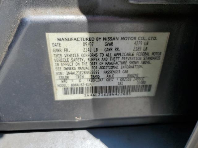 Photo 11 VIN: 1N4AL21E28N422695 - NISSAN ALTIMA 