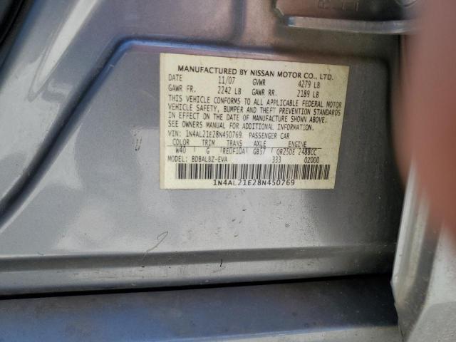 Photo 12 VIN: 1N4AL21E28N450769 - NISSAN ALTIMA 