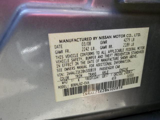 Photo 12 VIN: 1N4AL21E28N500859 - NISSAN ALTIMA 