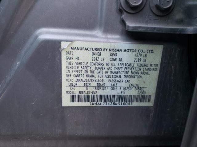 Photo 11 VIN: 1N4AL21E28N516043 - NISSAN ALTIMA 