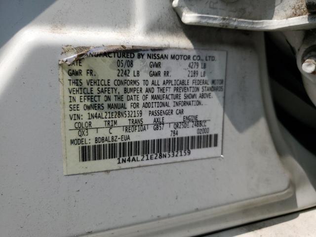 Photo 11 VIN: 1N4AL21E28N532159 - NISSAN ALTIMA 2.5 