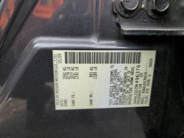 Photo 11 VIN: 1N4AL21E29N496376 - NISSAN ALTIMA 