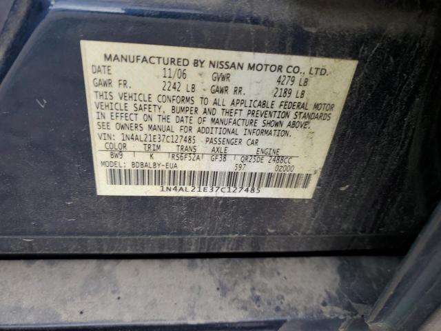 Photo 11 VIN: 1N4AL21E37C127485 - NISSAN ALTIMA 