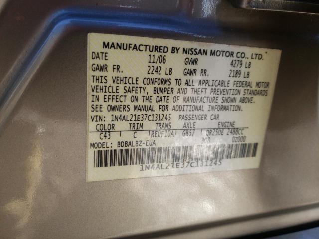 Photo 11 VIN: 1N4AL21E37C131245 - NISSAN ALTIMA 