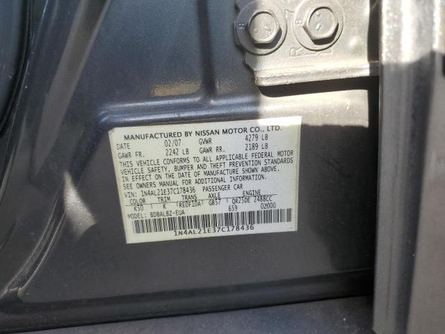 Photo 11 VIN: 1N4AL21E37C178436 - NISSAN ALTIMA 