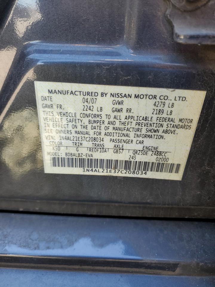 Photo 11 VIN: 1N4AL21E37C208034 - NISSAN ALTIMA 