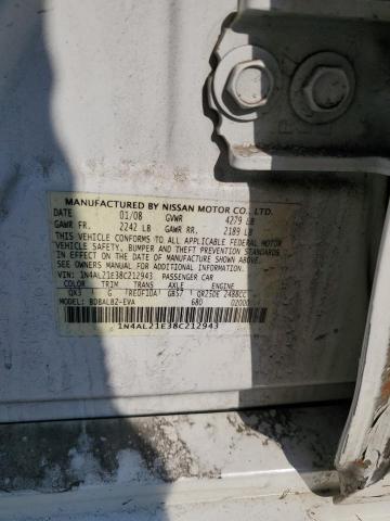 Photo 11 VIN: 1N4AL21E38C212943 - NISSAN ALTIMA 2.5 