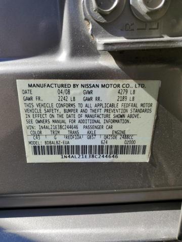 Photo 12 VIN: 1N4AL21E38C244646 - NISSAN ALTIMA 