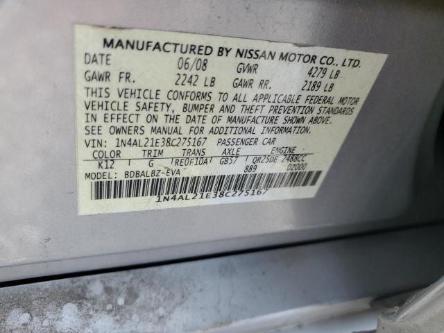 Photo 11 VIN: 1N4AL21E38C275167 - NISSAN ALTIMA 