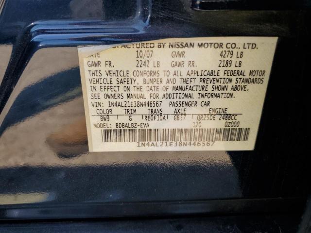 Photo 11 VIN: 1N4AL21E38N446567 - NISSAN ALTIMA 