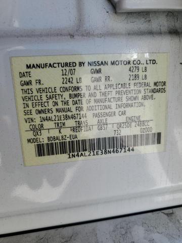 Photo 11 VIN: 1N4AL21E38N467144 - NISSAN ALTIMA 