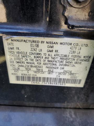 Photo 11 VIN: 1N4AL21E38N482663 - NISSAN ALTIMA 2.5 