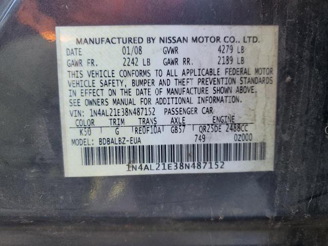 Photo 11 VIN: 1N4AL21E38N487152 - NISSAN ALTIMA 2.5 