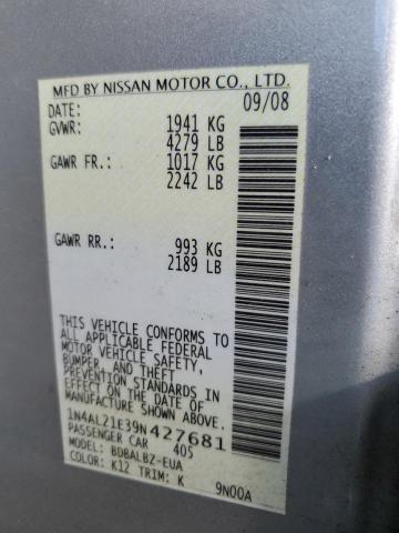 Photo 11 VIN: 1N4AL21E39N427681 - NISSAN ALTIMA 