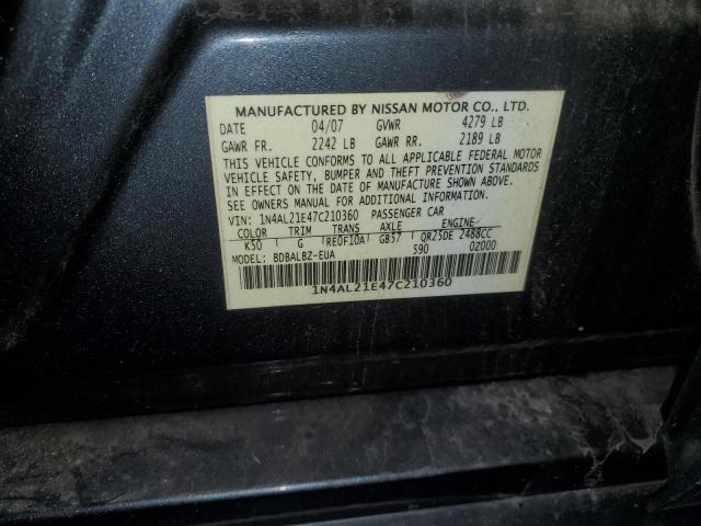 Photo 11 VIN: 1N4AL21E47C210360 - NISSAN ALTIMA 