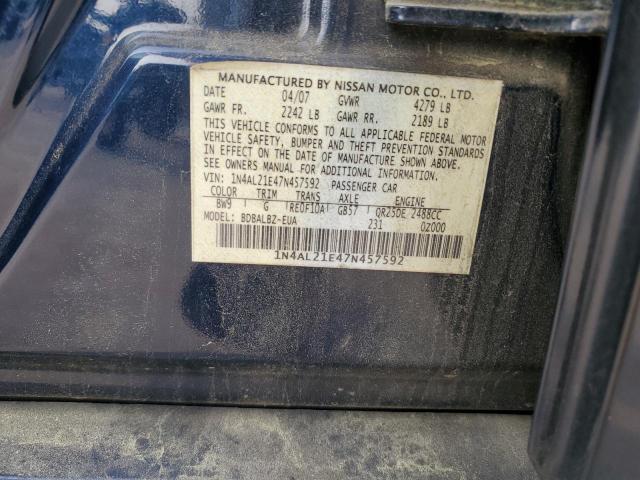 Photo 11 VIN: 1N4AL21E47N457592 - NISSAN ALTIMA 