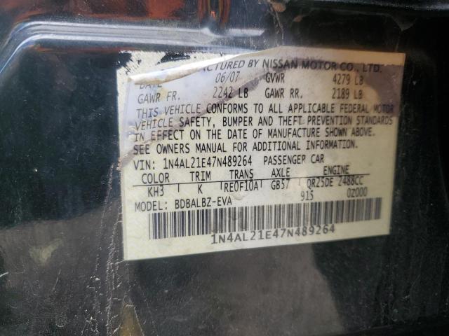 Photo 11 VIN: 1N4AL21E47N489264 - NISSAN ALTIMA 