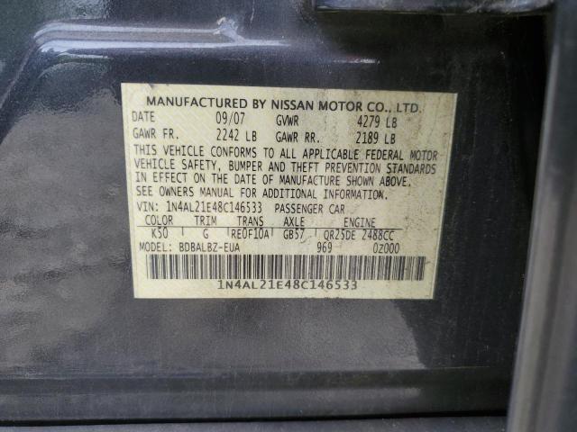 Photo 11 VIN: 1N4AL21E48C146533 - NISSAN ALTIMA 