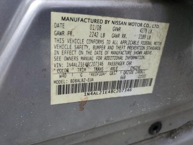 Photo 11 VIN: 1N4AL21E48C207346 - NISSAN ALTIMA 