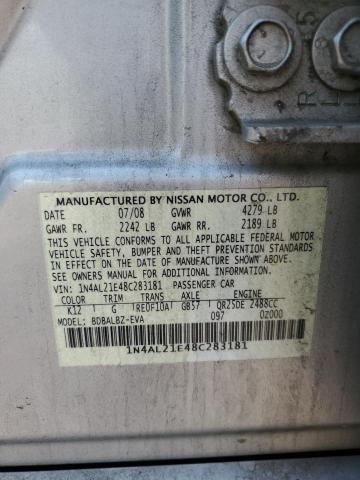 Photo 11 VIN: 1N4AL21E48C283181 - NISSAN ALTIMA 2.5 