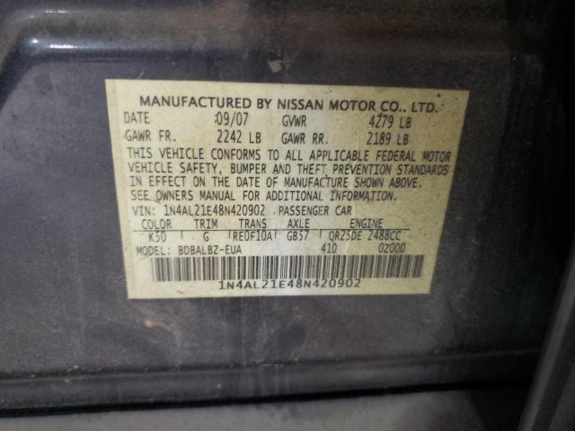 Photo 11 VIN: 1N4AL21E48N420902 - NISSAN ALTIMA 