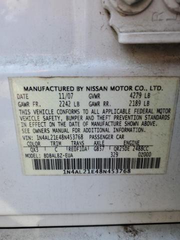 Photo 11 VIN: 1N4AL21E48N453768 - NISSAN ALTIMA 