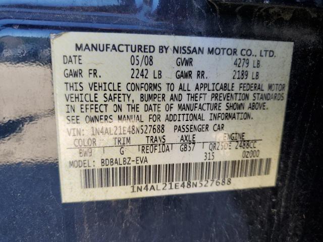 Photo 11 VIN: 1N4AL21E48N527688 - NISSAN ALTIMA 