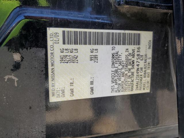 Photo 11 VIN: 1N4AL21E49N475836 - NISSAN ALTIMA 2.5 