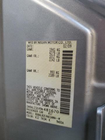 Photo 11 VIN: 1N4AL21E49N481670 - NISSAN ALTIMA 