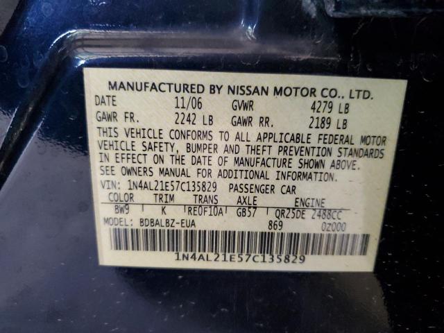 Photo 11 VIN: 1N4AL21E57C135829 - NISSAN ALTIMA 