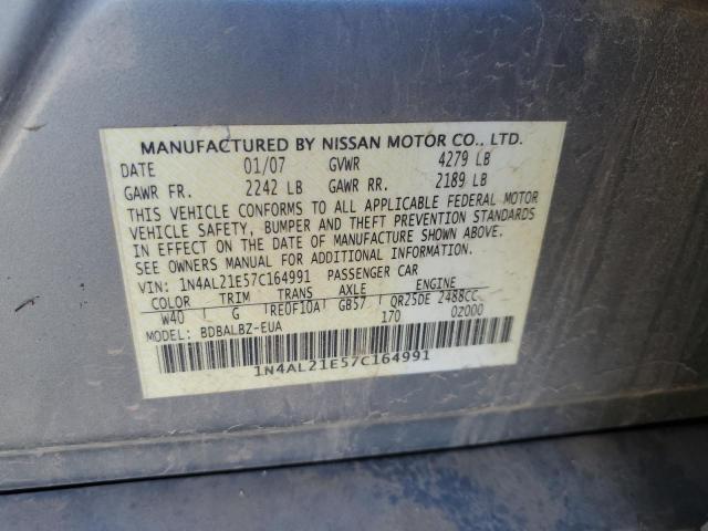 Photo 11 VIN: 1N4AL21E57C164991 - NISSAN ALTIMA 