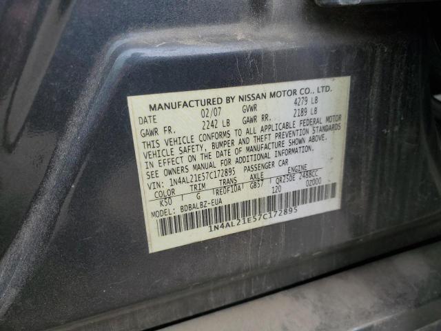 Photo 11 VIN: 1N4AL21E57C172895 - NISSAN ALTIMA 