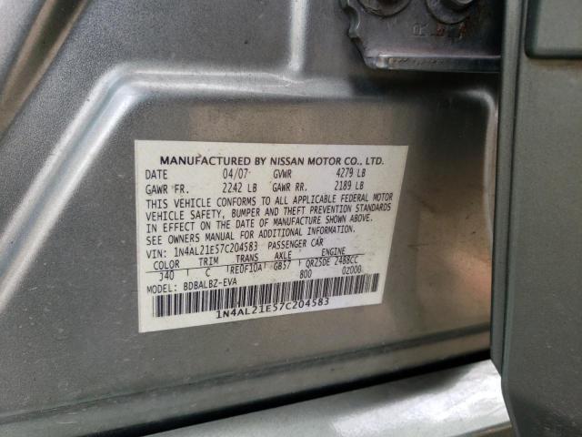 Photo 11 VIN: 1N4AL21E57C204583 - NISSAN ALTIMA 