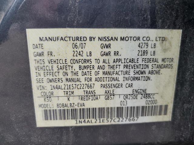 Photo 11 VIN: 1N4AL21E57C227667 - NISSAN ALTIMA 