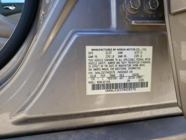 Photo 11 VIN: 1N4AL21E57N426576 - NISSAN ALTIMA 