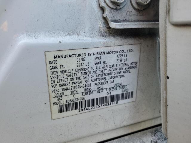 Photo 11 VIN: 1N4AL21E57N434418 - NISSAN ALTIMA 2.5 