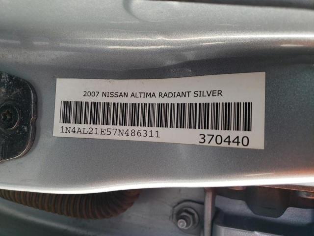 Photo 9 VIN: 1N4AL21E57N486311 - NISSAN ALTIMA 2.5 