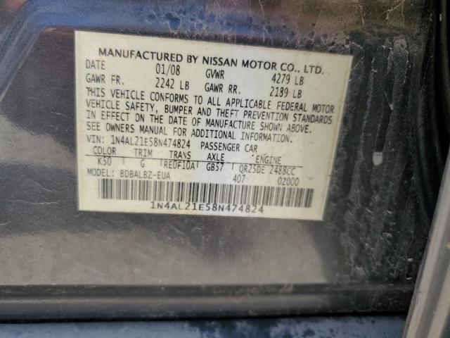 Photo 11 VIN: 1N4AL21E58N474824 - NISSAN ALTIMA 