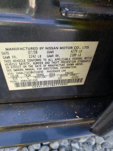 Photo 11 VIN: 1N4AL21E58N554690 - NISSAN ALTIMA 2.5 