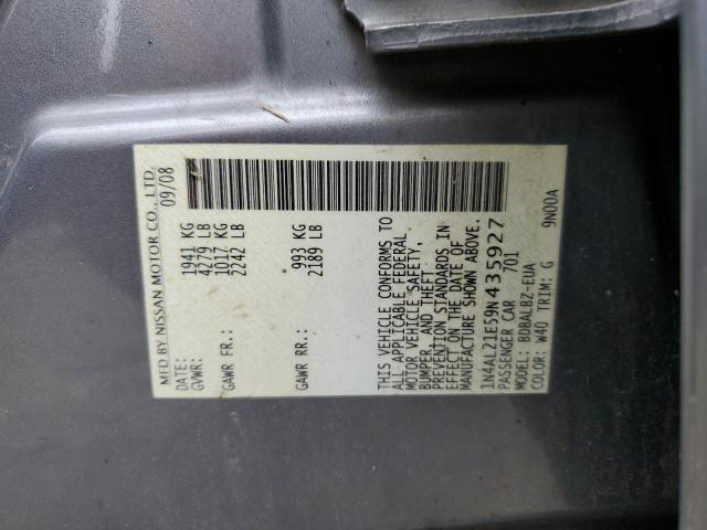 Photo 11 VIN: 1N4AL21E59N435927 - NISSAN ALTIMA 2.5 