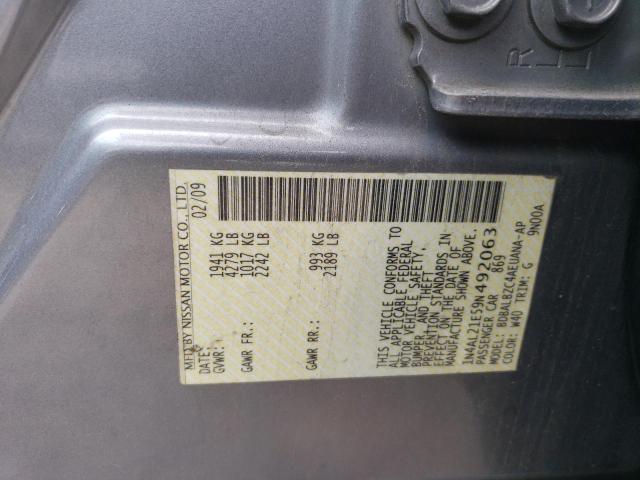 Photo 11 VIN: 1N4AL21E59N492063 - NISSAN ALTIMA 