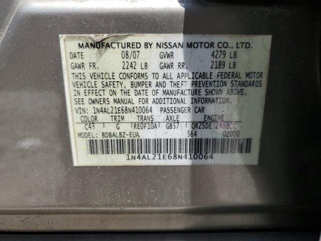 Photo 11 VIN: 1N4AL21E68N410064 - NISSAN ALTIMA 