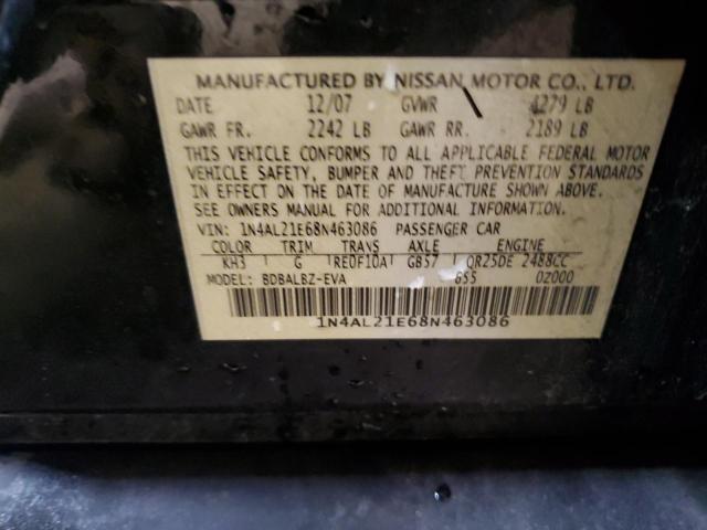 Photo 11 VIN: 1N4AL21E68N463086 - NISSAN ALTIMA 