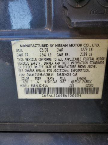 Photo 11 VIN: 1N4AL21E68N500654 - NISSAN ALTIMA 