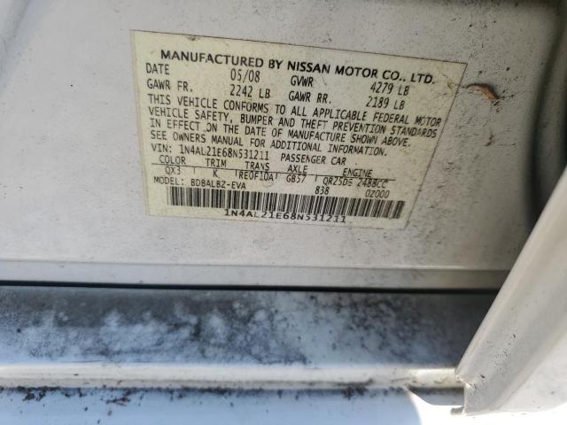 Photo 11 VIN: 1N4AL21E68N531211 - NISSAN ALTIMA 2.5 