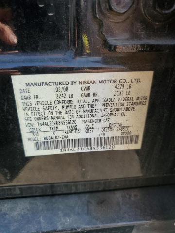 Photo 11 VIN: 1N4AL21E68N536120 - NISSAN ALTIMA 2.5 